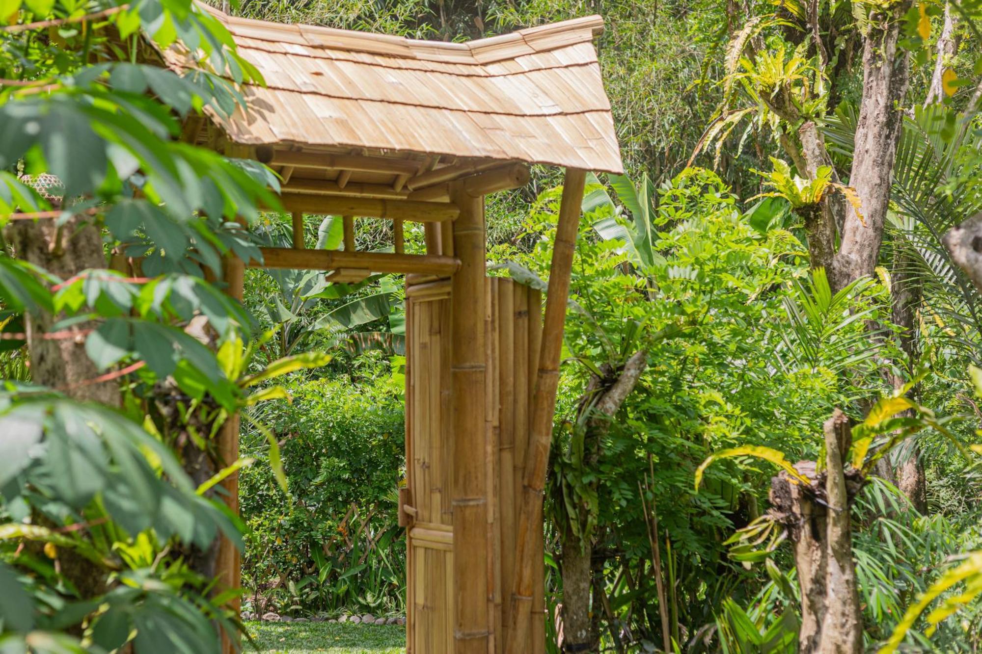 Arcada Bali Bamboo House Villa Sidemen  Eksteriør billede