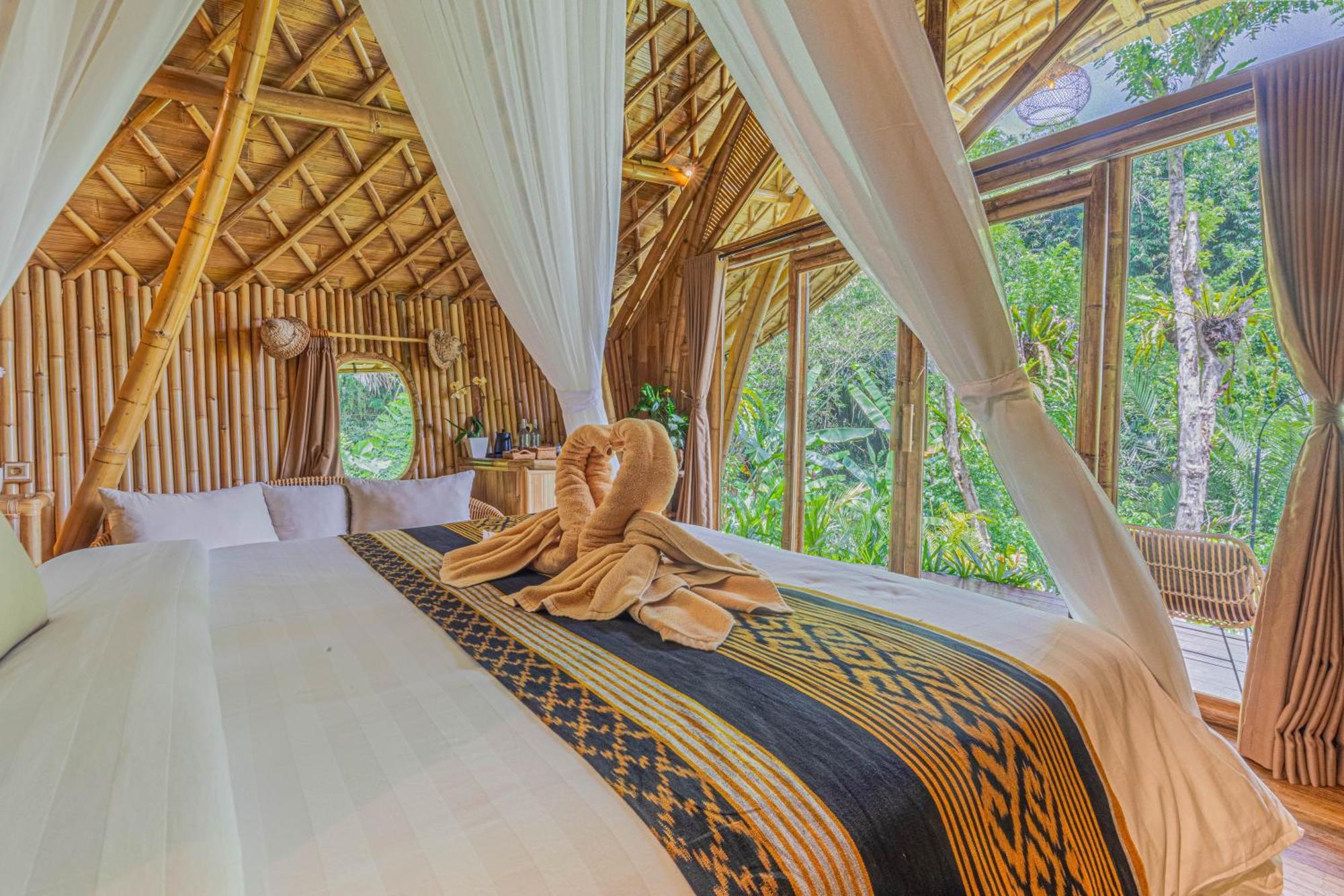 Arcada Bali Bamboo House Villa Sidemen  Eksteriør billede