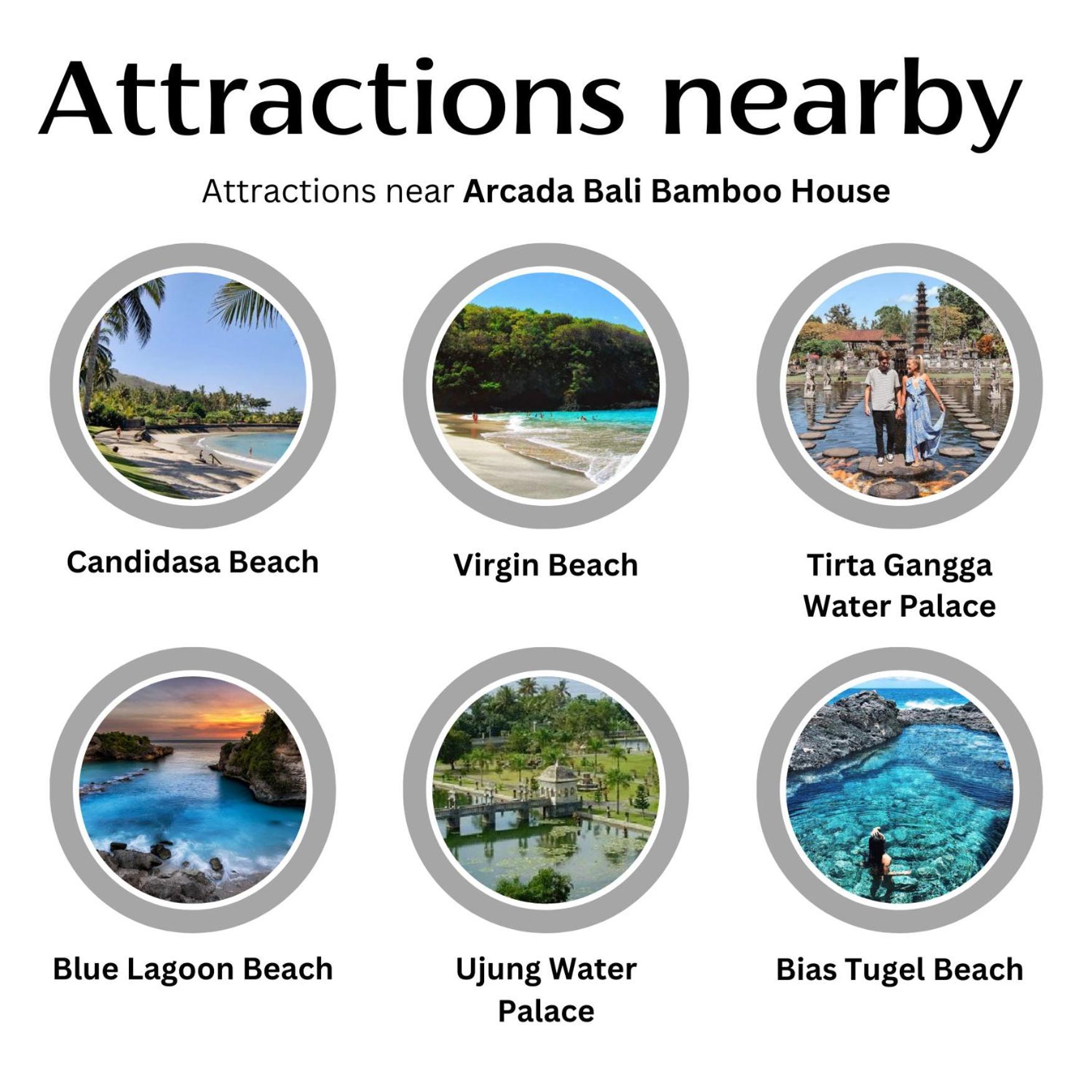 Arcada Bali Bamboo House Villa Sidemen  Eksteriør billede