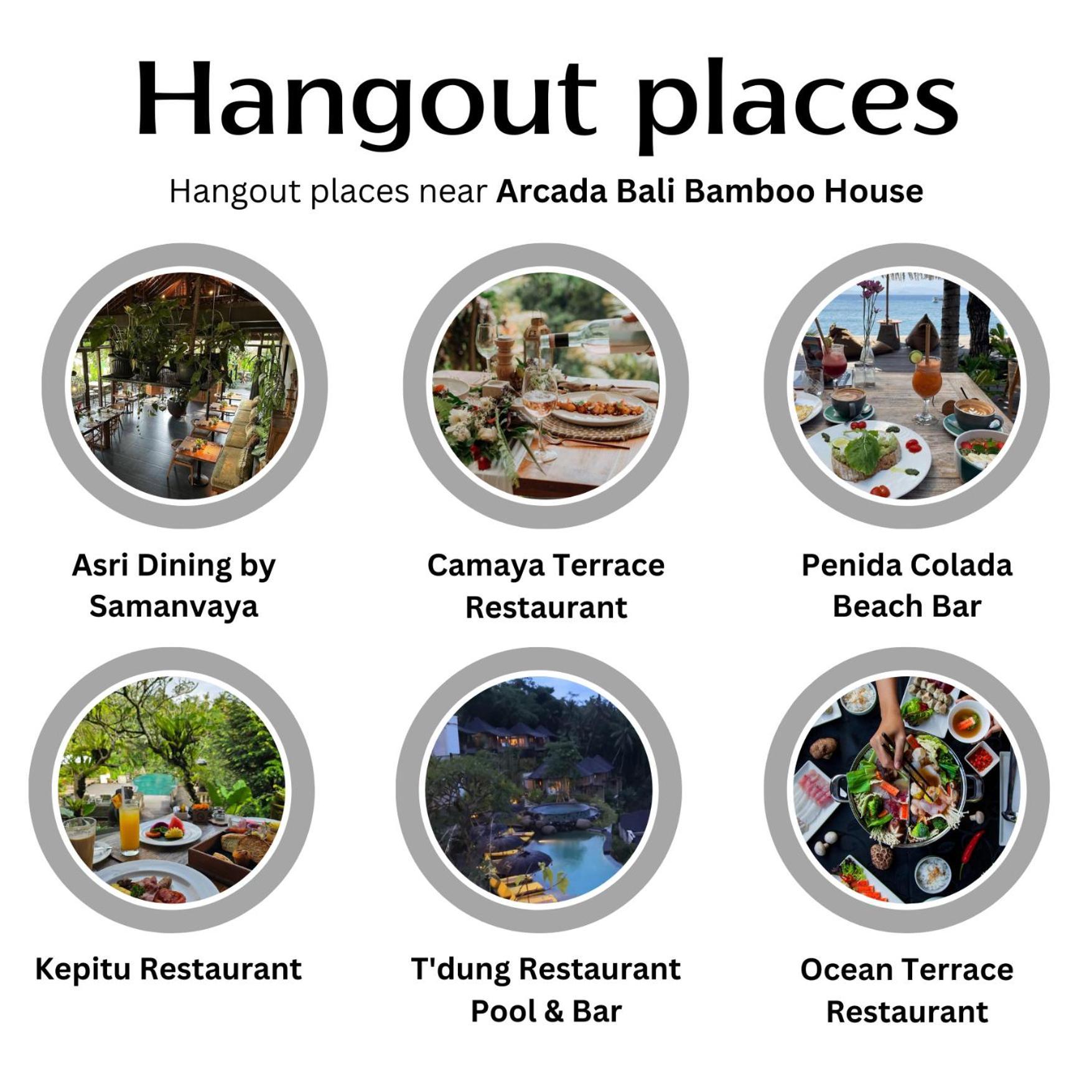 Arcada Bali Bamboo House Villa Sidemen  Eksteriør billede