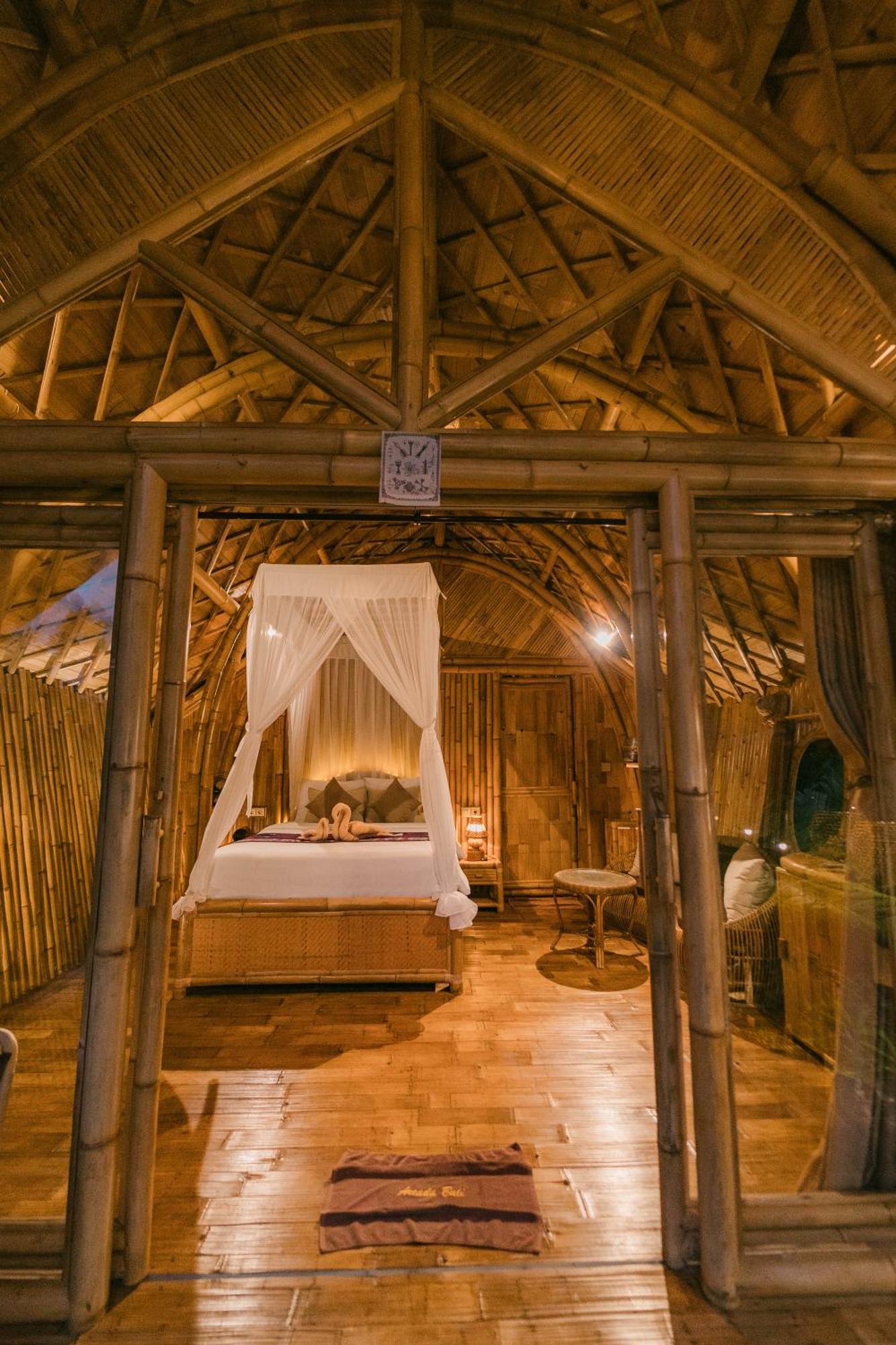 Arcada Bali Bamboo House Villa Sidemen  Eksteriør billede