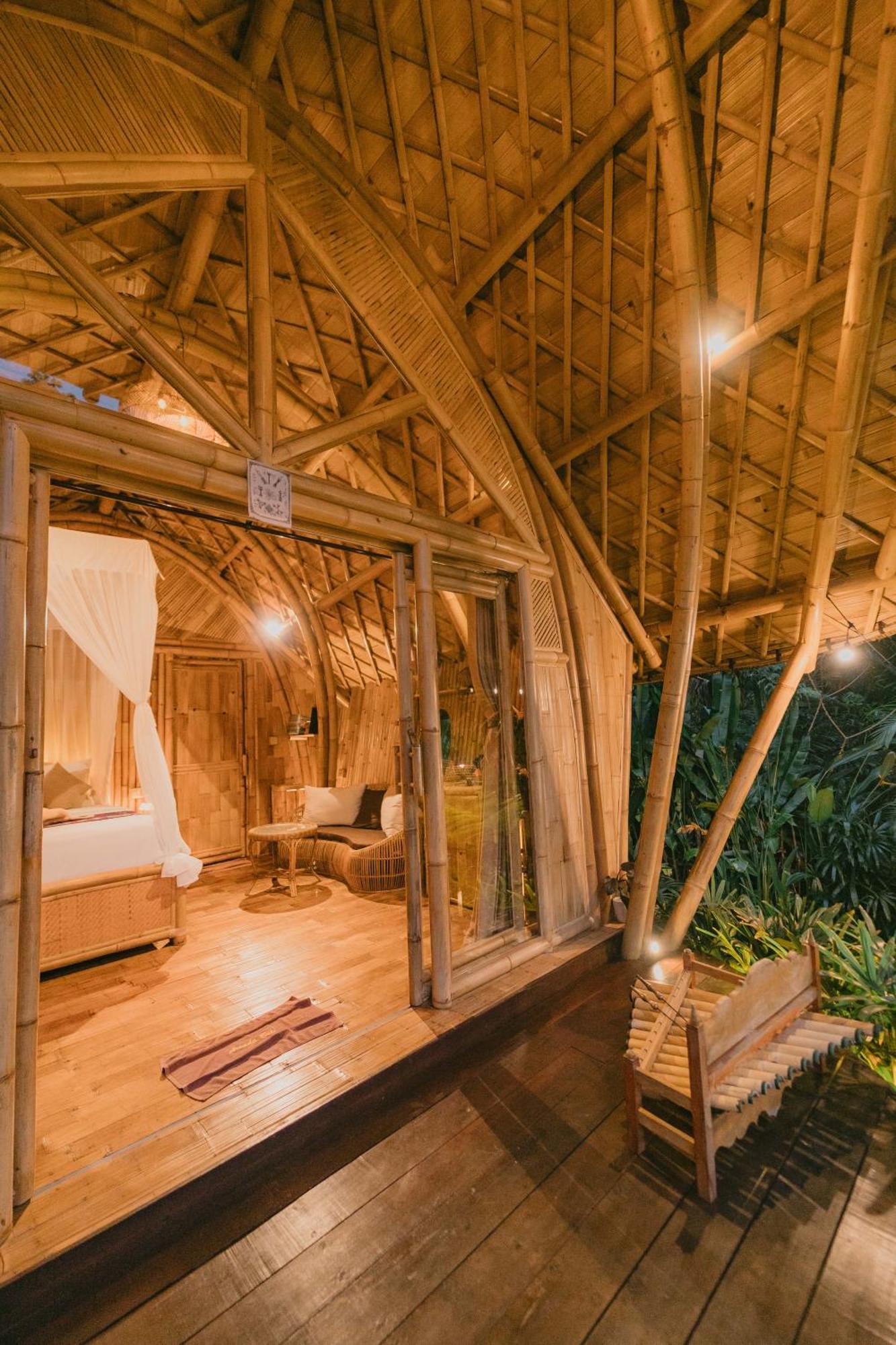 Arcada Bali Bamboo House Villa Sidemen  Eksteriør billede