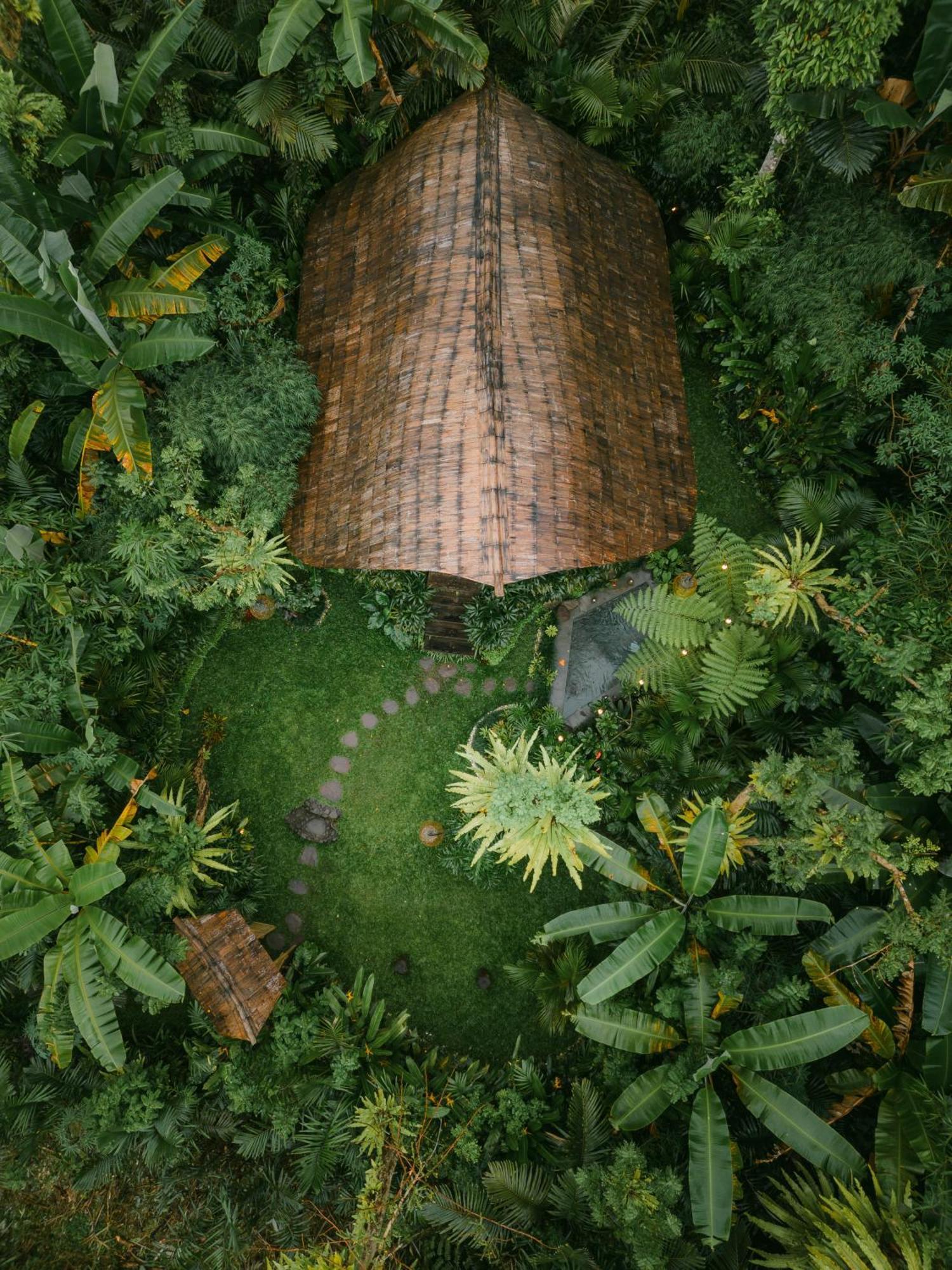 Arcada Bali Bamboo House Villa Sidemen  Eksteriør billede