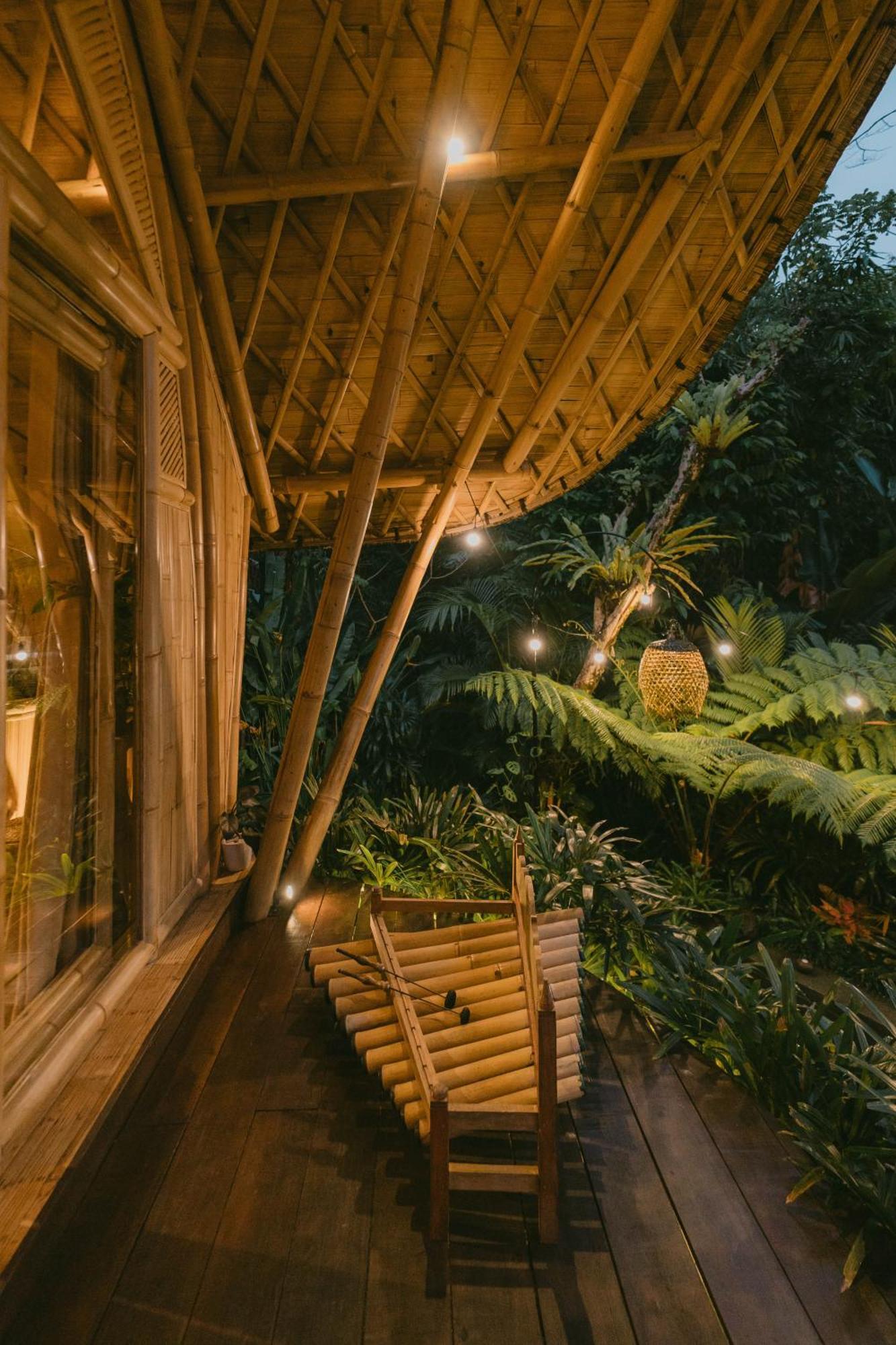 Arcada Bali Bamboo House Villa Sidemen  Eksteriør billede