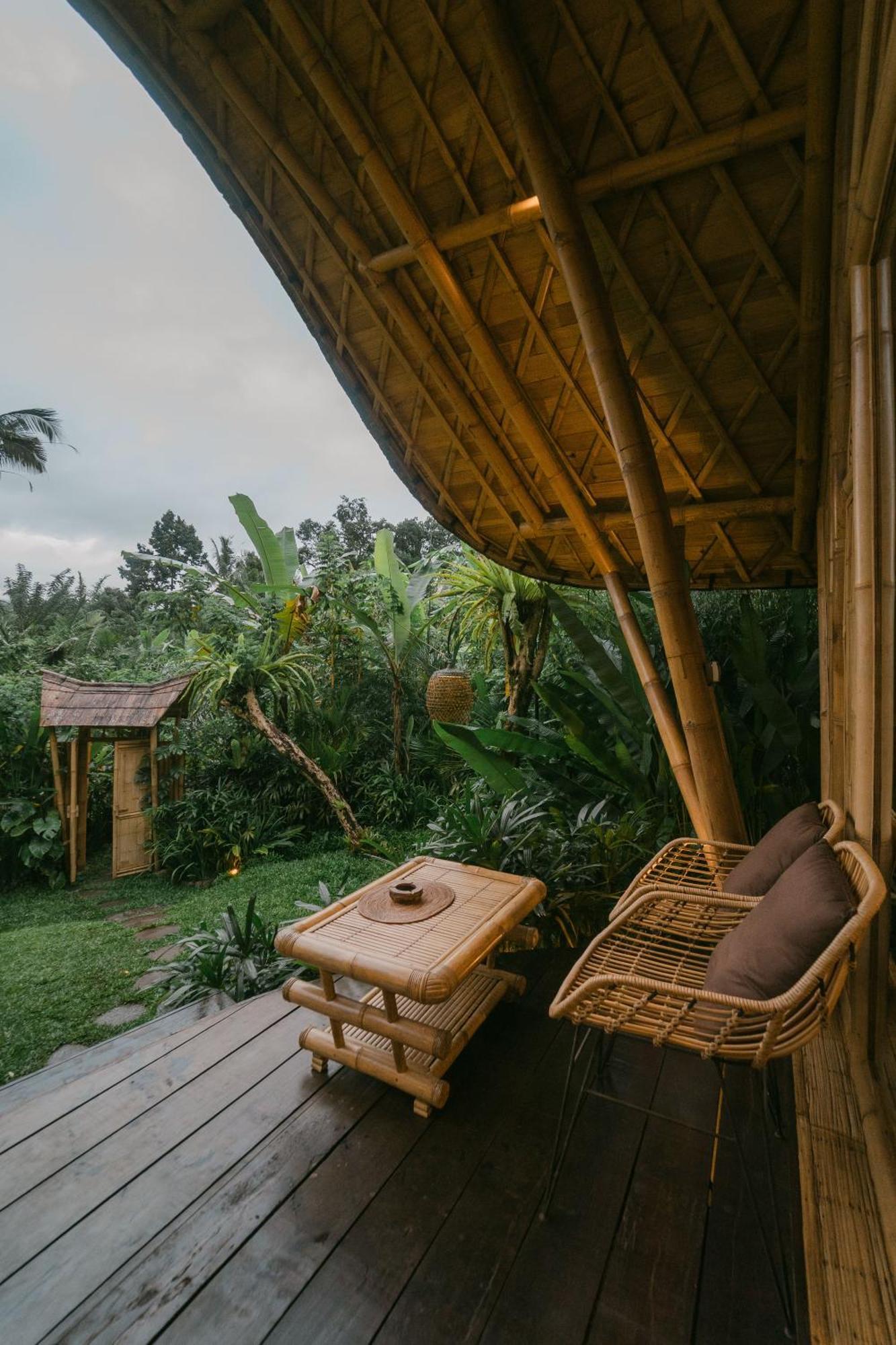 Arcada Bali Bamboo House Villa Sidemen  Eksteriør billede