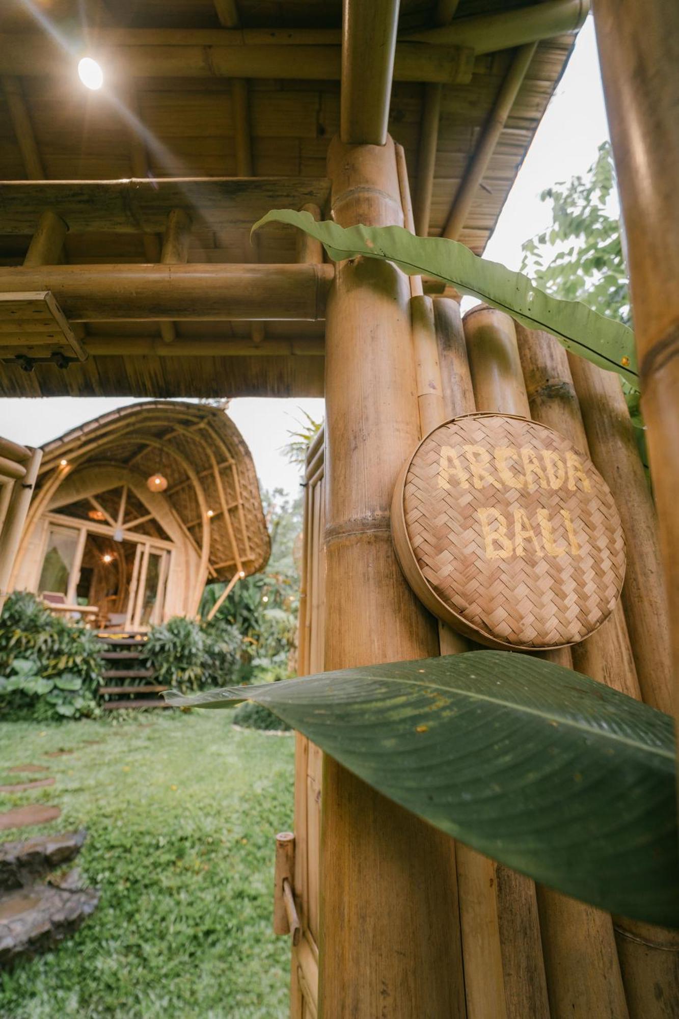 Arcada Bali Bamboo House Villa Sidemen  Eksteriør billede