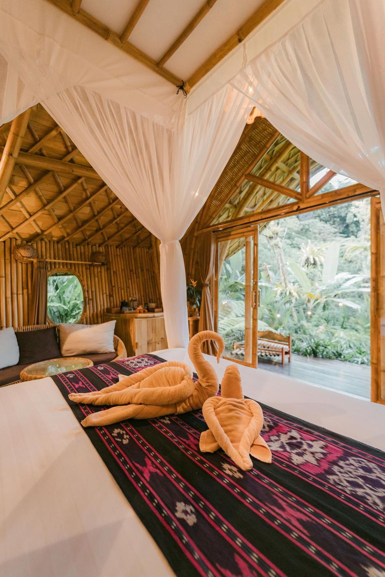 Arcada Bali Bamboo House Villa Sidemen  Eksteriør billede
