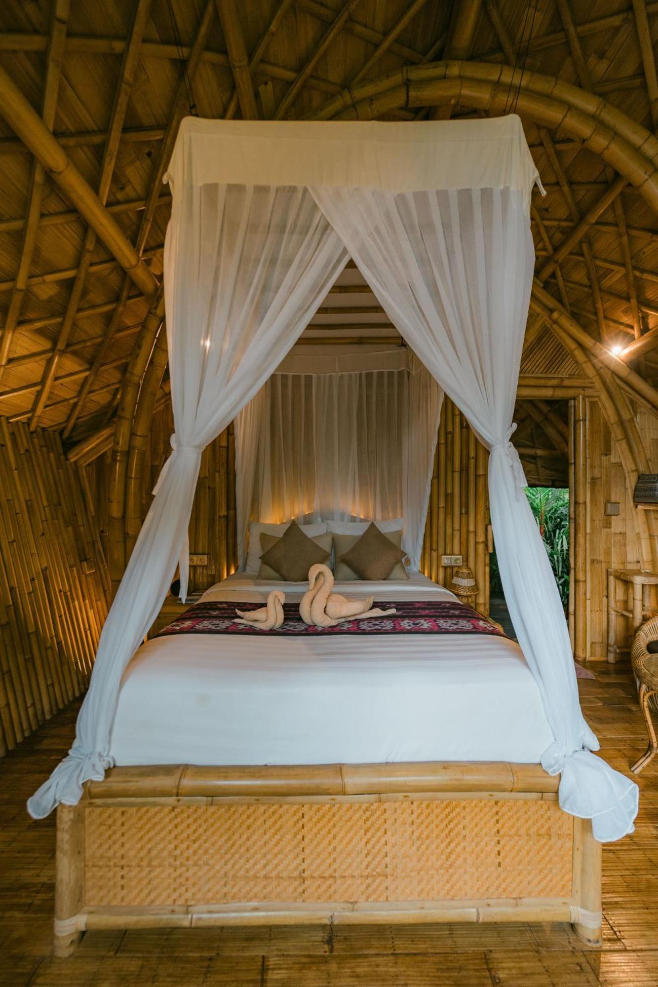 Arcada Bali Bamboo House Villa Sidemen  Eksteriør billede