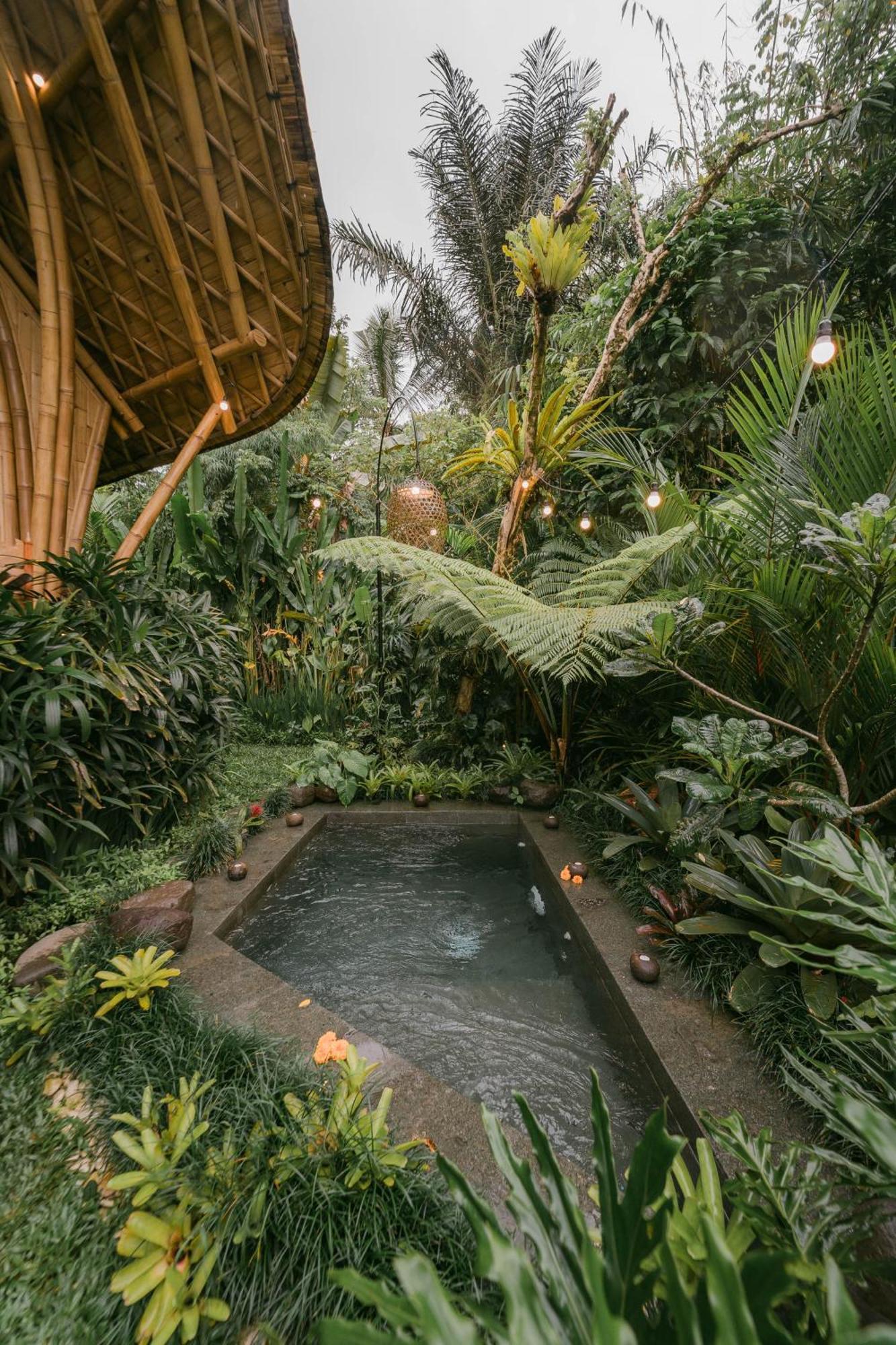 Arcada Bali Bamboo House Villa Sidemen  Eksteriør billede