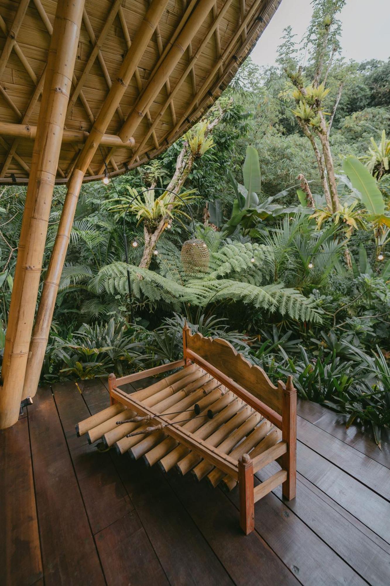 Arcada Bali Bamboo House Villa Sidemen  Eksteriør billede