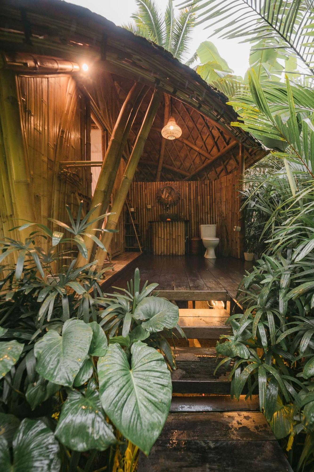 Arcada Bali Bamboo House Villa Sidemen  Eksteriør billede