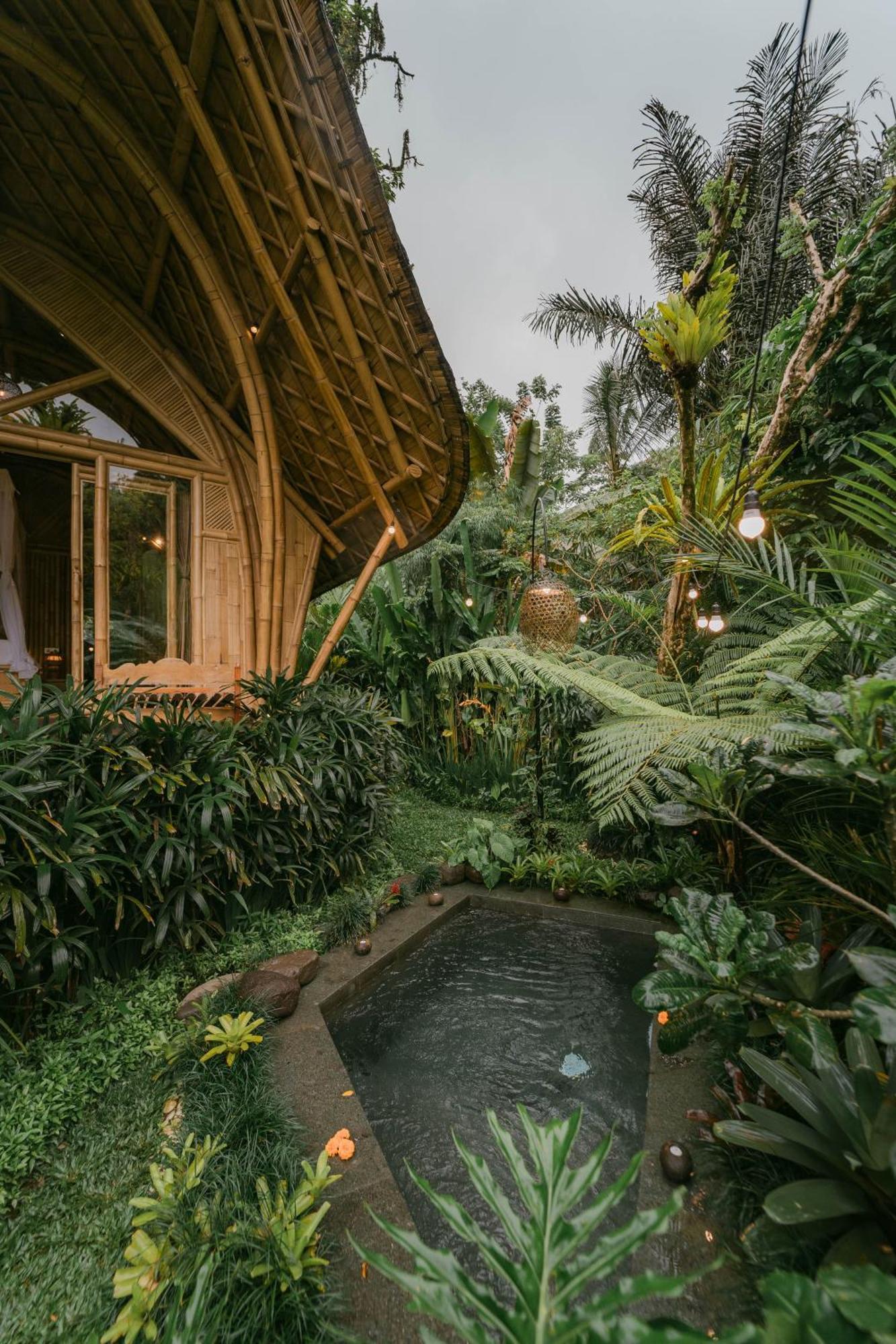 Arcada Bali Bamboo House Villa Sidemen  Eksteriør billede