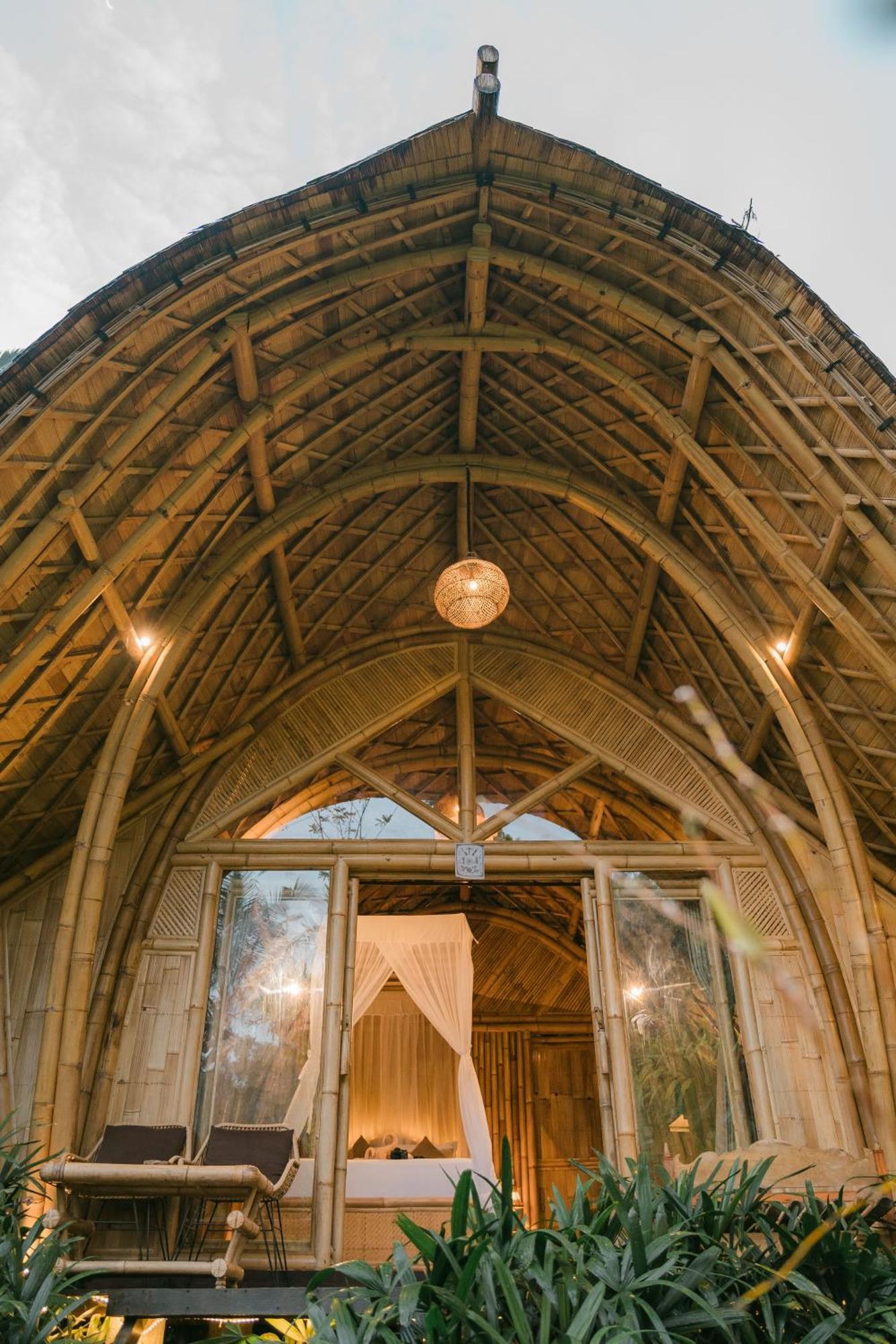 Arcada Bali Bamboo House Villa Sidemen  Eksteriør billede