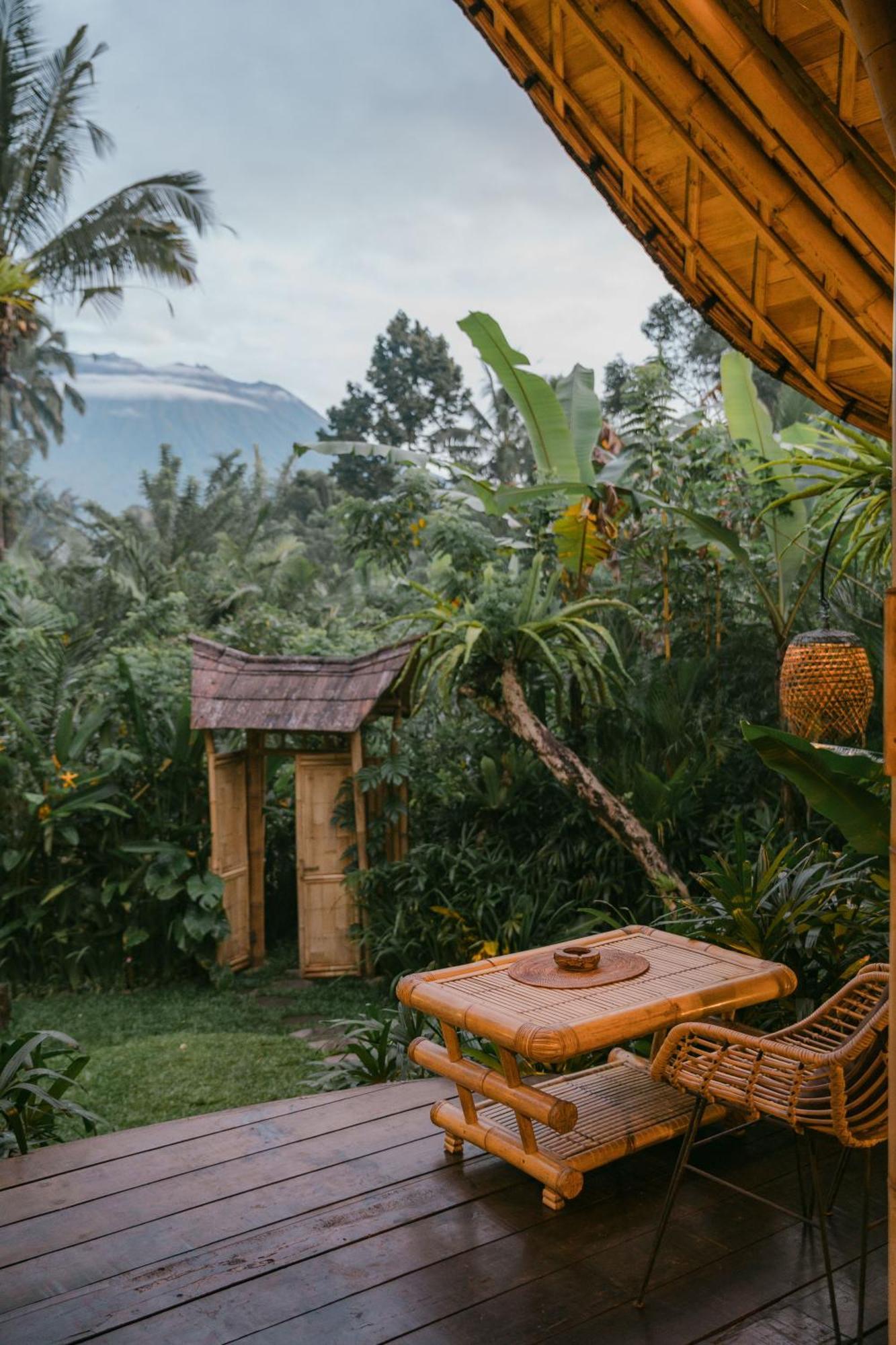 Arcada Bali Bamboo House Villa Sidemen  Eksteriør billede