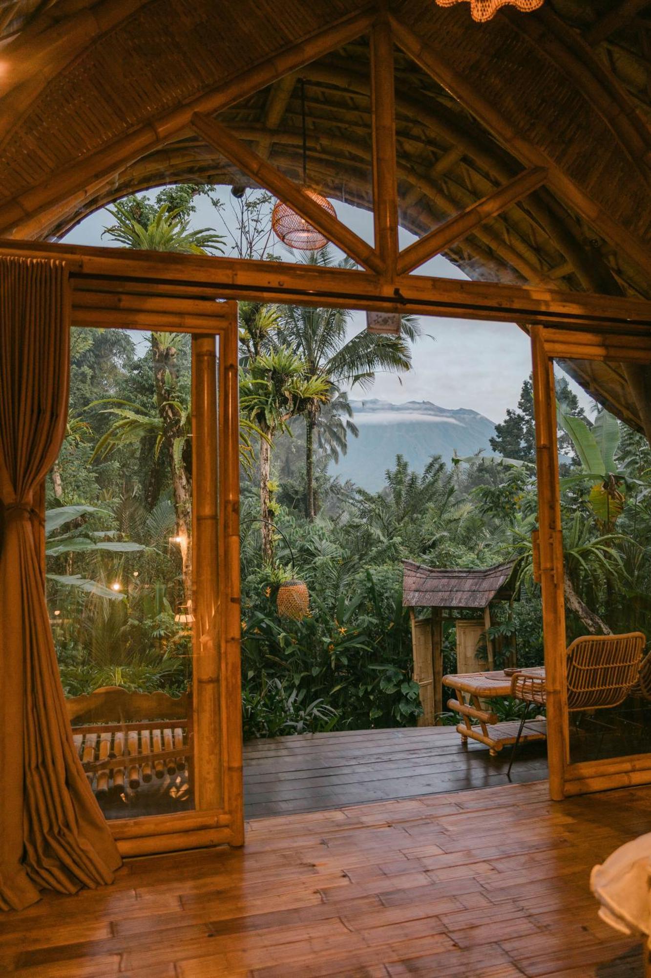 Arcada Bali Bamboo House Villa Sidemen  Eksteriør billede