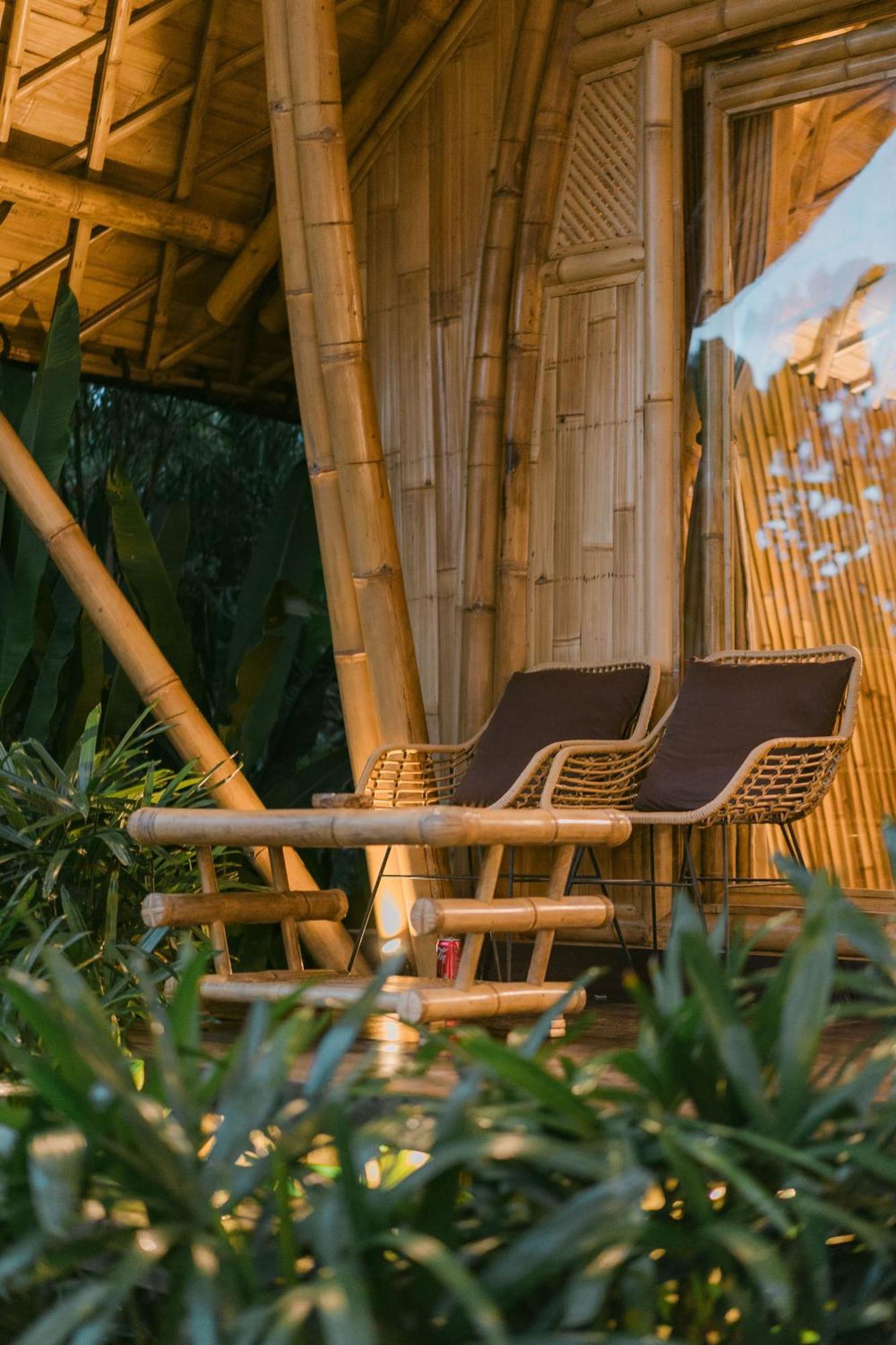 Arcada Bali Bamboo House Villa Sidemen  Eksteriør billede