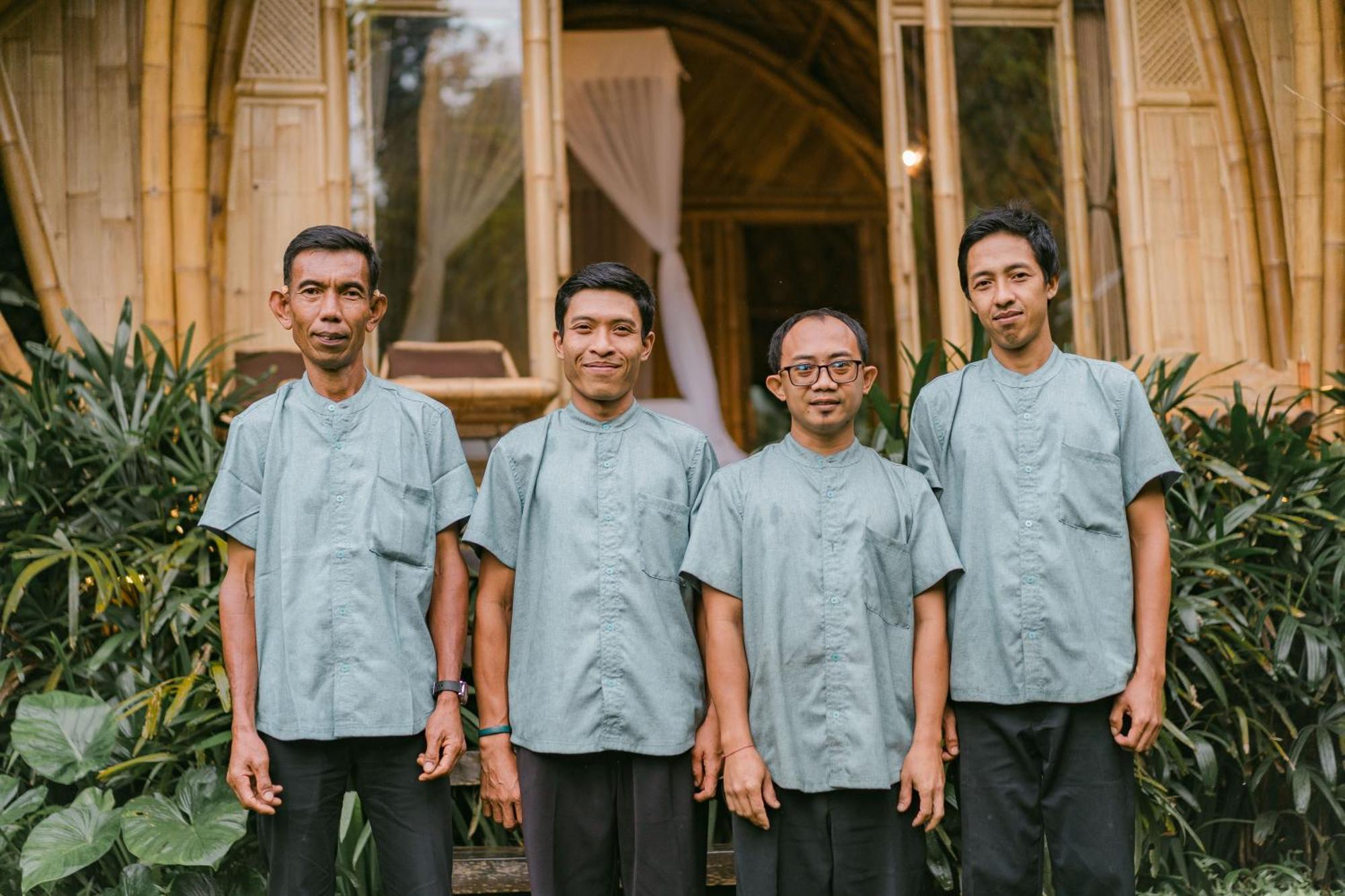 Arcada Bali Bamboo House Villa Sidemen  Eksteriør billede