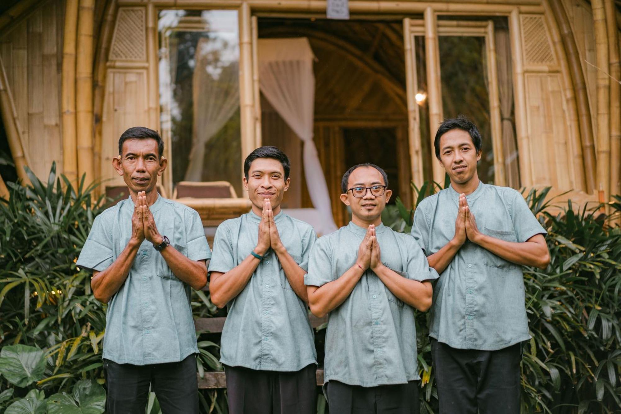 Arcada Bali Bamboo House Villa Sidemen  Eksteriør billede