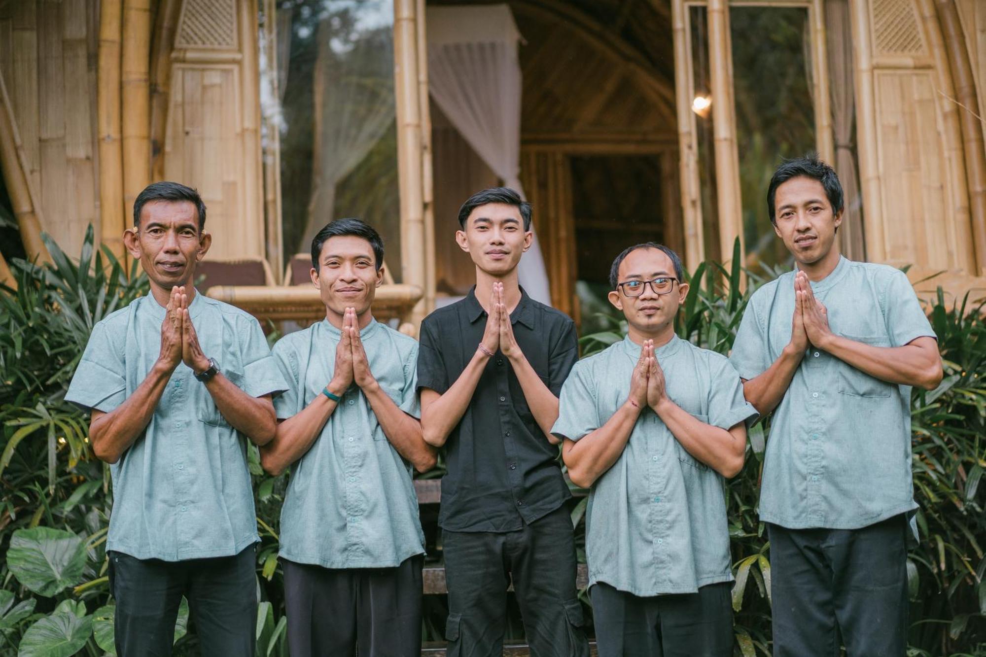 Arcada Bali Bamboo House Villa Sidemen  Eksteriør billede